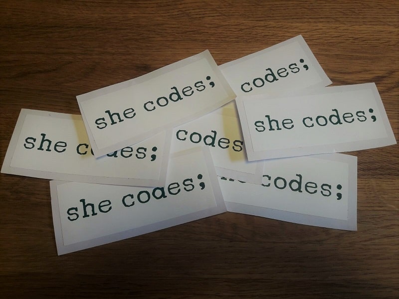 she codes